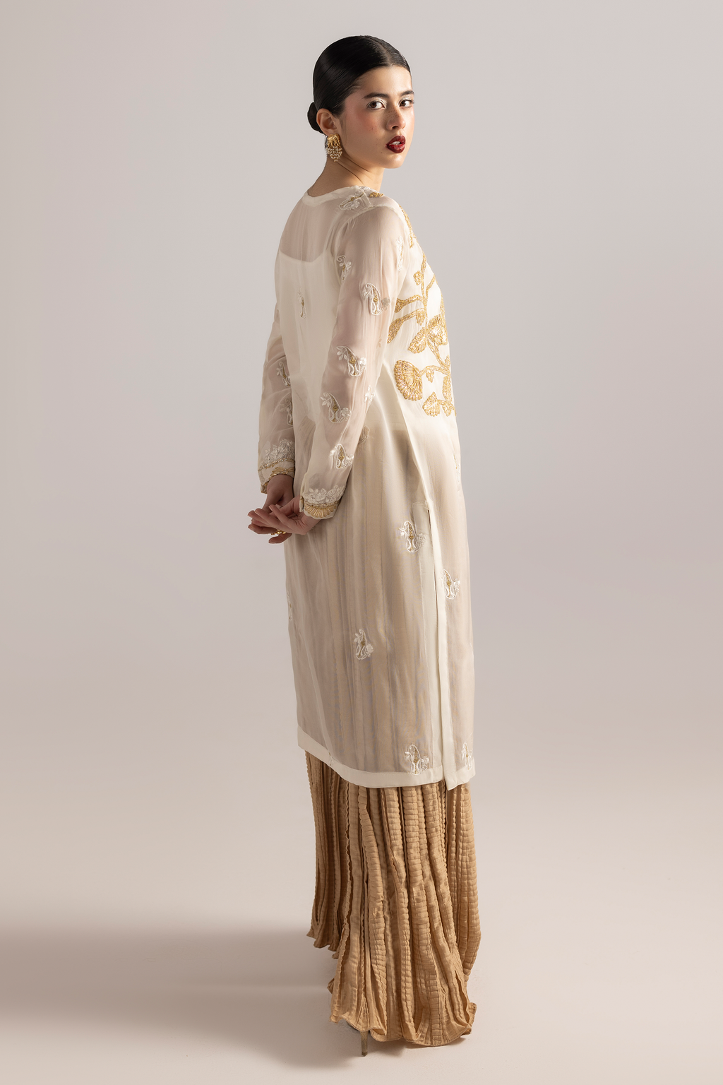 Light Whisper - Gotta Handwork Georgette Chiffon 3 piece